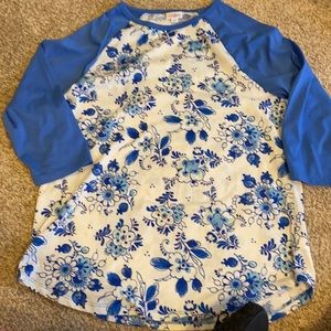 Lularoe baseball type shirt